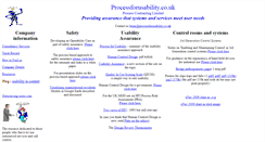 Desktop Screenshot of processforusability.co.uk